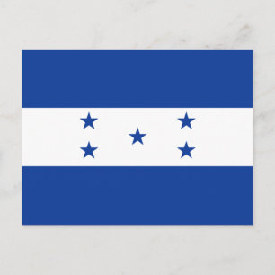 Cartão Postal Bandeira de Honduras