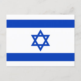 Cartão Postal bandeira de Israel