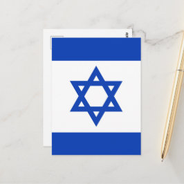 Cartão Postal bandeira de Israel