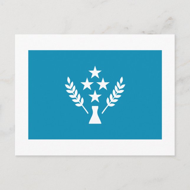 Cartão Postal Bandeira de Kosrae (Frente)