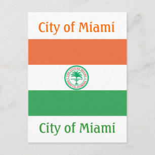 Cartão Postal Bandeira de Miami