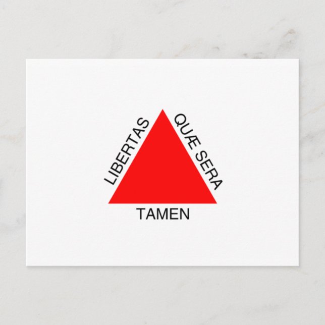 Cartão Postal Bandeira de Minas Gerais, Brasil (Frente)