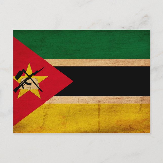 Cartão Postal Bandeira de Moçambique (Frente)