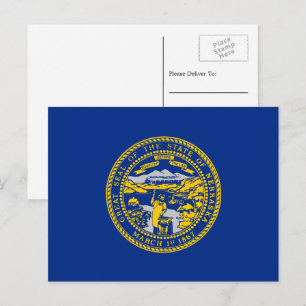 Cartão Postal Bandeira de Nebrasca, Bandeira do Nebraska