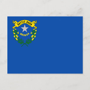 Cartão Postal Bandeira de Nevada