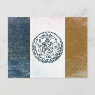 Cartão Postal Bandeira de Nova York