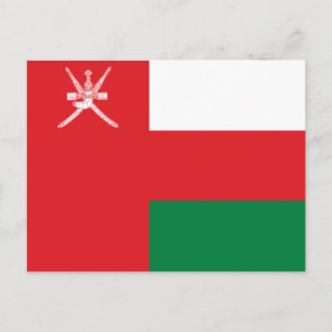 Cartão Postal Bandeira de Omã