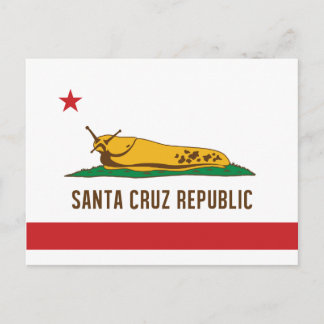 Cartão Postal Bandeira de papais noeis Cruz República da Banana