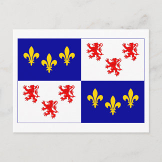 Cartão Postal Bandeira de Picardie