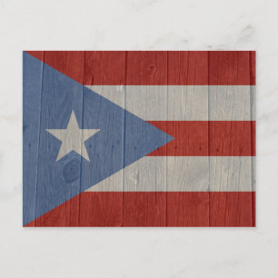 Cartão Postal Bandeira de Porto Rico