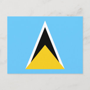 Cartão Postal Bandeira de Santa Lúcia