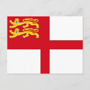 Cartão Postal Bandeira de Sark