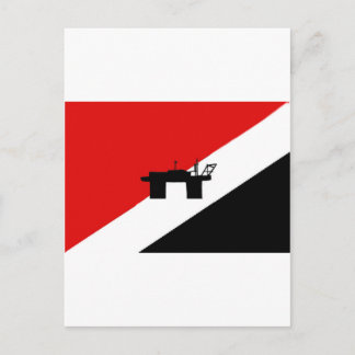 Cartão Postal bandeira de Sealand