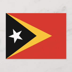 Cartão Postal Bandeira de Timor Leste