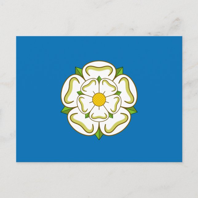 Cartão Postal Bandeira de Yorkshire (condado de Inglês) (Frente)