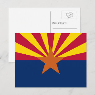 Cartão Postal Bandeira do Arizona, Bandeira do Arizona