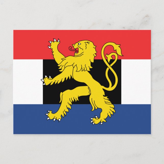 Cartão Postal Bandeira do Benelux (Frente)