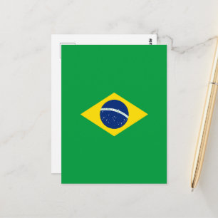 Cartão Postal Bandeira do Brasil