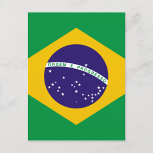Cartão Postal Bandeira do Brasil