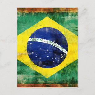 Cartão Postal Bandeira do Brasil