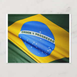Cartão Postal Bandeira do Brasil