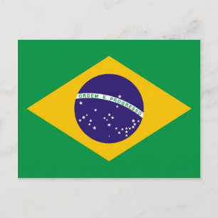 Cartão Postal Bandeira do Brasil Bandeira do Brasil