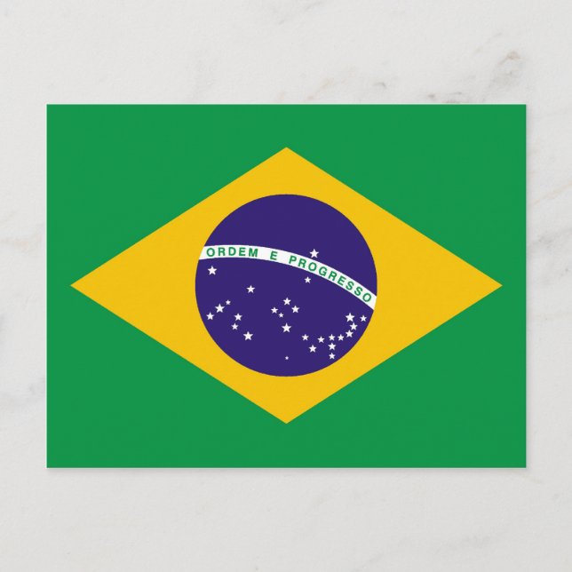 Cartão Postal Bandeira do Brasil Bandeira do Brasil (Frente)