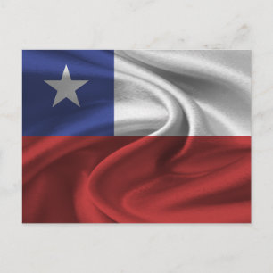 Cartão Postal Bandeira do Chile