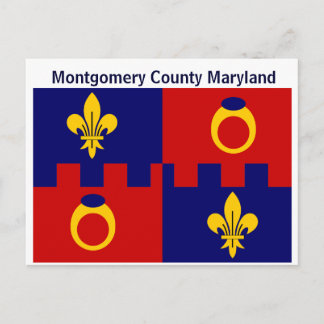 Cartão postal: Bandeira do Condado de Montgomery M