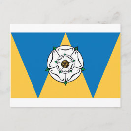 Cartão Postal Bandeira do Condado de West Yorkshire