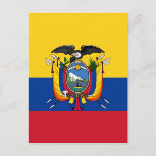 Cartão Postal Bandeira do Equador