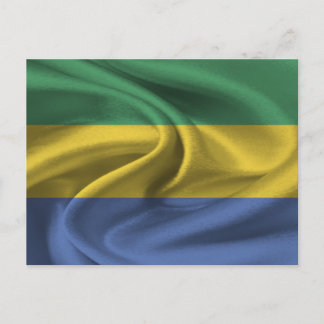 Cartão Postal Bandeira do Gabão