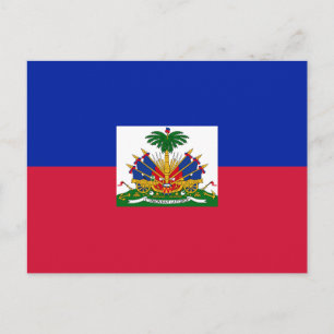 Cartão Postal Bandeira do Haiti