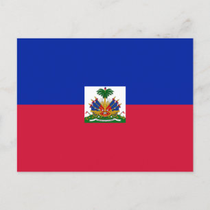 Cartão Postal Bandeira do Haiti