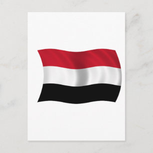 Cartão Postal Bandeira do Iémen