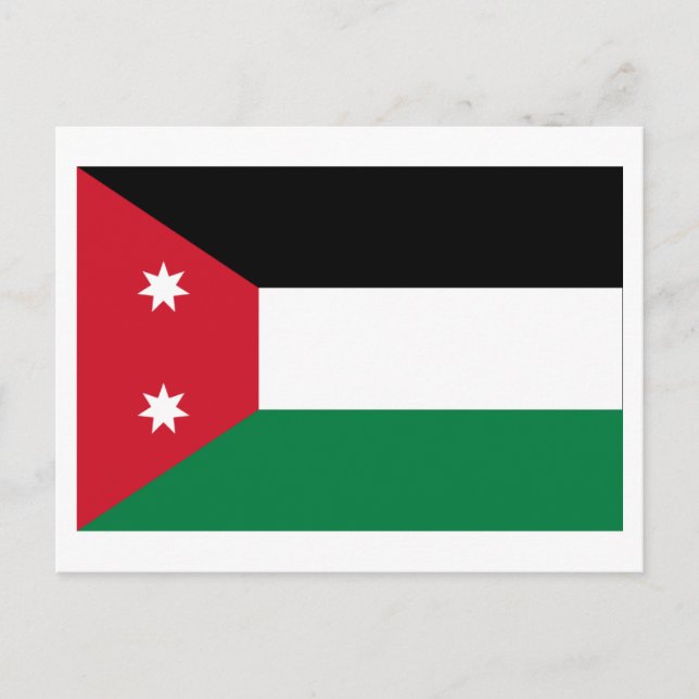 Cartão Postal Bandeira do Iraque (1924-1958) (Frente)