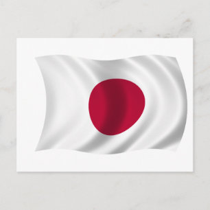 Cartão Postal Bandeira do Japão