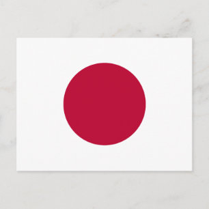 Cartão Postal Bandeira do Japão