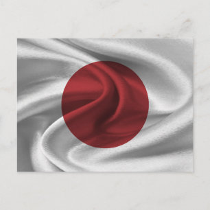 Cartão Postal Bandeira do Japão