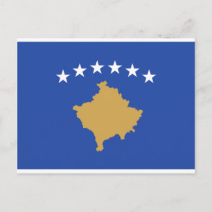 Cartão Postal Bandeira_do_Kosovo