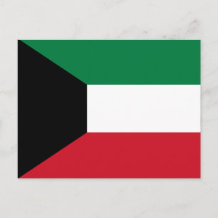 Cartão Postal Bandeira do Kuwait