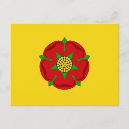 Cartão Postal Bandeira do Lancashire