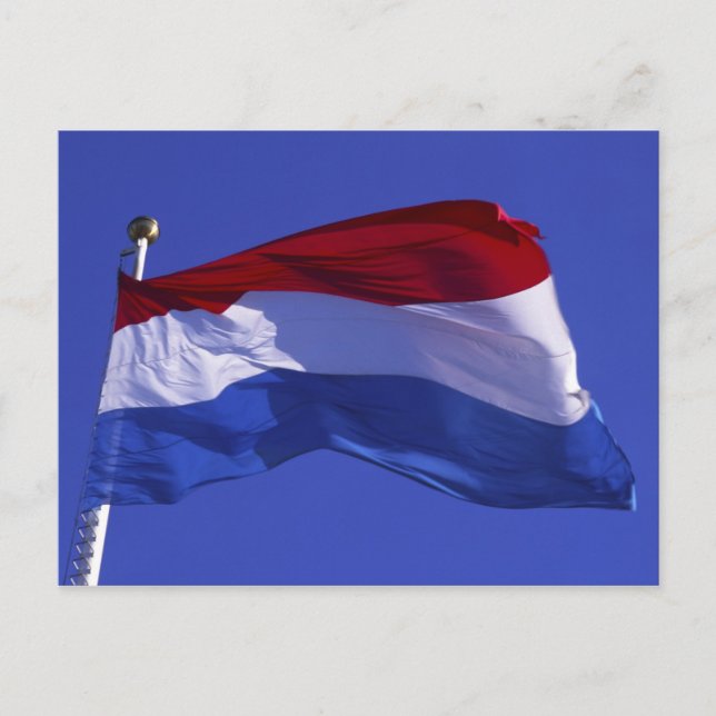 Cartão Postal bandeira do Luxemburgo RF) (Frente)