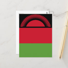 Cartão Postal Bandeira do Malawi