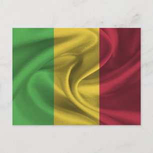 Cartão Postal Bandeira do Mali