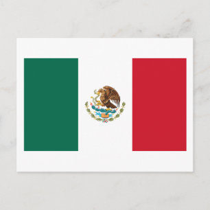 Cartão Postal Bandeira do México