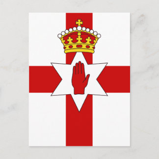 Cartão Postal Bandeira do Norther Ireland