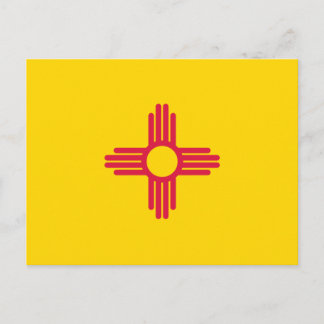 Cartão Postal Bandeira do Novo México