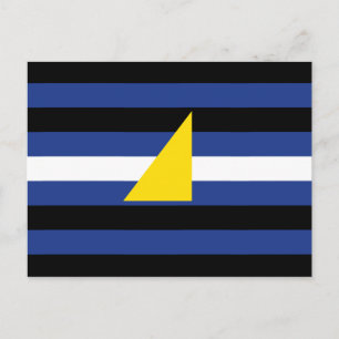 Cartão Postal Bandeira do Orgulho de Aquecimento
