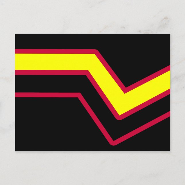 Cartão Postal Bandeira do Orgulho de Borracha / Látex (Frente)